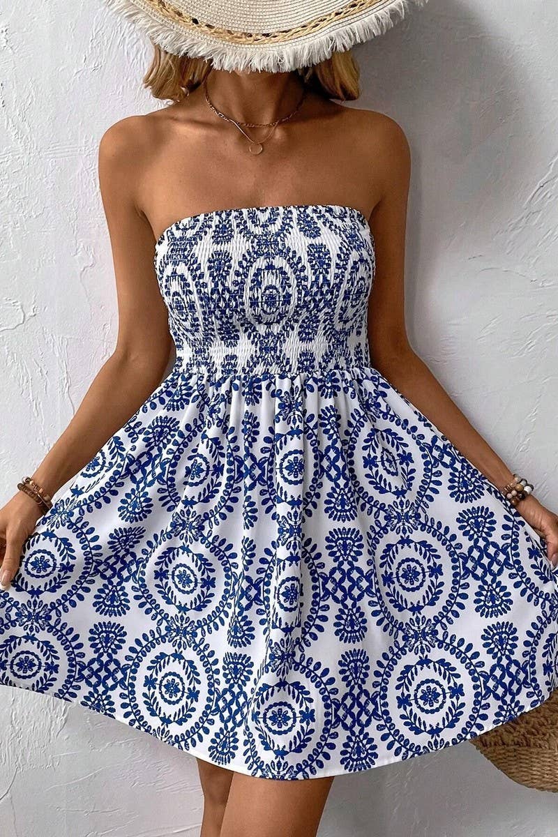 blue tube top dress Sexy Body Whit Split Trail Party Maxi Dress long length Tube Top Sundress Aqua Blue